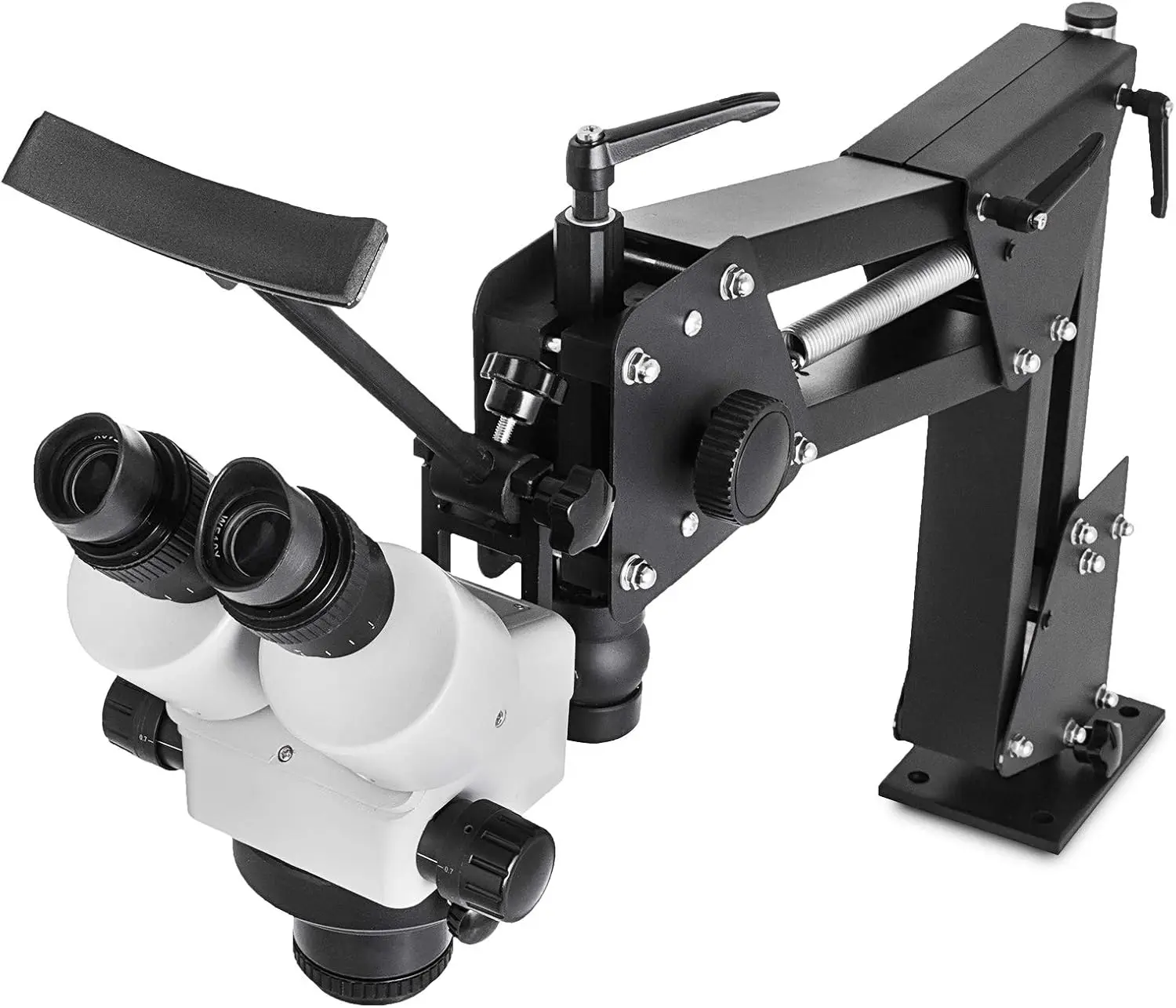 

Micro Inlaid Mirror Multi-Directional Microscope with Spring Bracket 7X-45X Multi-Directional Micro-Setting Microscope