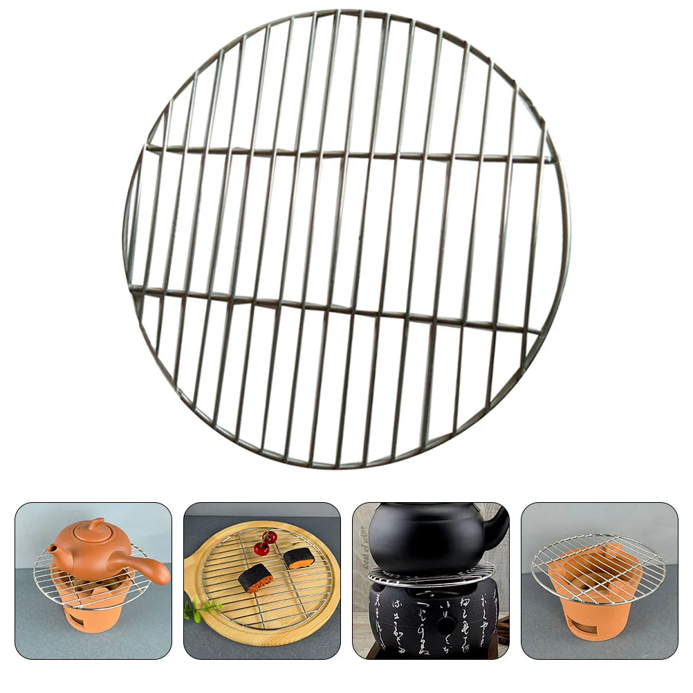 

BBQ Net Baking Mat Camping Grills Outdoor Griddle Barbecue Grilling Picnic Mesh Household Round Heater