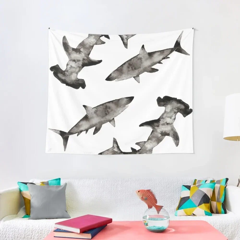 

Every Week is Shark Week Tapestry Room Decorating Aesthetic Decorative Wall Murals Art Mural Mushroom Tapestry