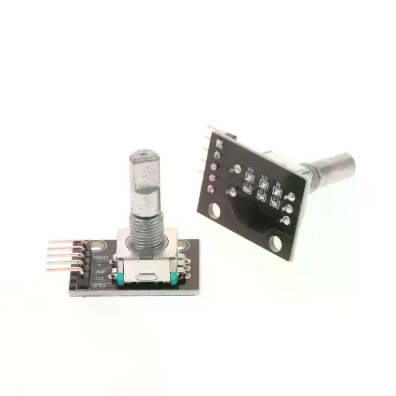 2/5Pcs 360 Degree Rotary Encoder Module KY-040 Brick Sensor Development Board With Knob Cap Potentiometer