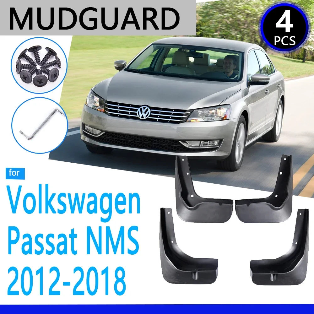 Mudguards fit for Volkswagen VW Passat NMS 2012~2018  Car Accessories Mudflap Fender Auto Replacement Parts