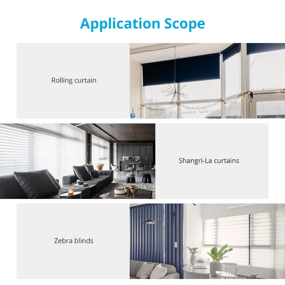 Tuya Zigbee Smart Elektrische Roller Motor für 37mm Rohr Alexa Google Startseite Voice Control Rechargable Gebaut In Batterie Vorhang motor