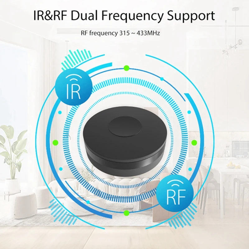 Smart IR RF Remote Controller Wifi Controller Voice Control Universal For Air Conditioner TV Tuya/Smart Life App Control Durable