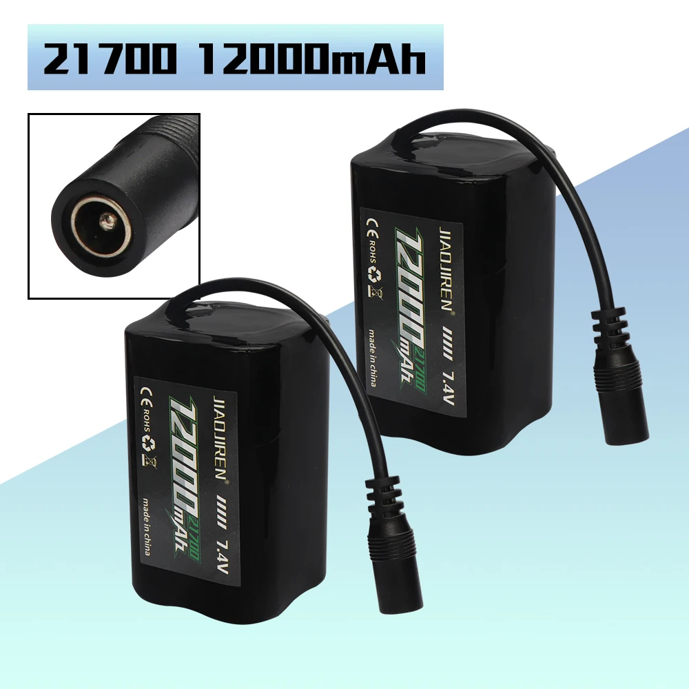 

Аккумулятор 7.4V 12000mAh для радиоуправляемых рыболовных лодок-приманок (модели T188, T888, 2011-5, V007, C18, H18 и другие), запчасти для радиоуправляемых лодок.