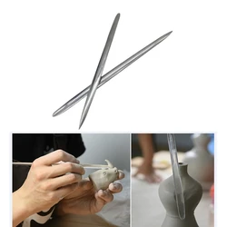 Pottery Polishing Pen Transparent Plastic Clay Sculpture Pen To Make The Surface Smooth Soft Pottery Sculpture Modeling Tool