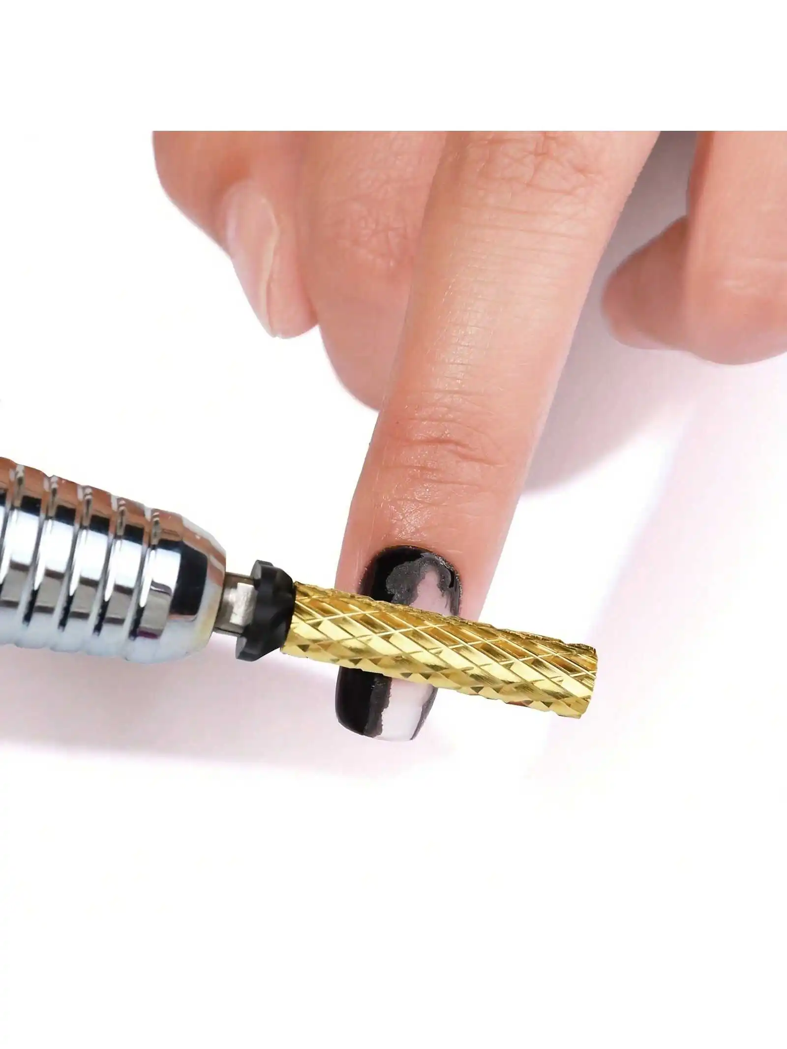 1 Stück 24 mm ungsten Stahl-Nagelbohrer, extra langer Nagelhautbohrer, schnelle Rüstungsentfernung für Nägel, Kunstwerkzeuge, abgestorbene Haut, Häutchen