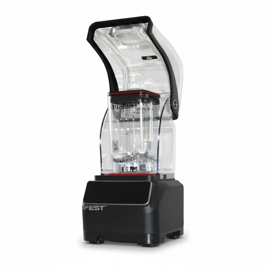 

Commercial Blender 1.8L/60oz Stainless Steel Vacuum Mixer, High Power Touchscreen Bubble Tea Maker for Smoothie Shop