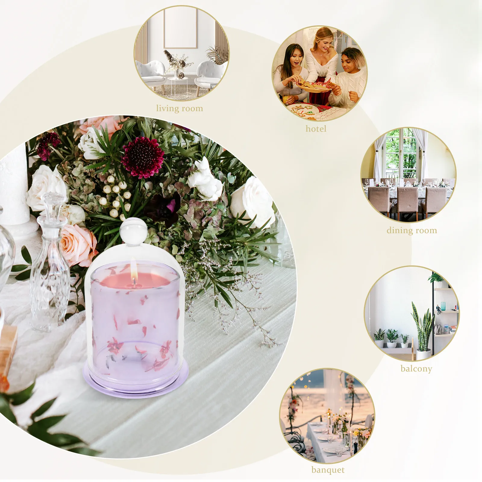 1Set Aromatherapy Glass Cup Mo - Home Decor Glass recension och pris