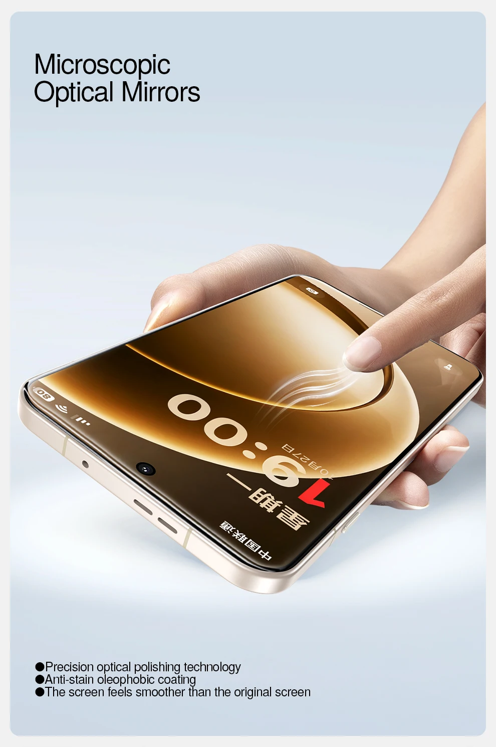 SmartDevil Staubfreie Kabinen-Hartglasfolie für OnePlus 15 Ace 6, HD-Displayschutzfolie für OnePlus Ace 5 Pro, Anti-Fingerabdruck – Detail 8