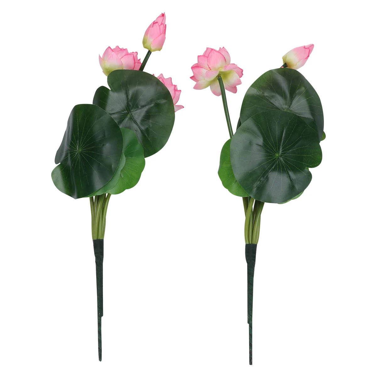 

2 Pcs/ Faux Plant Artificial Lotus Fake Flowers for Decoration Bride Decorations