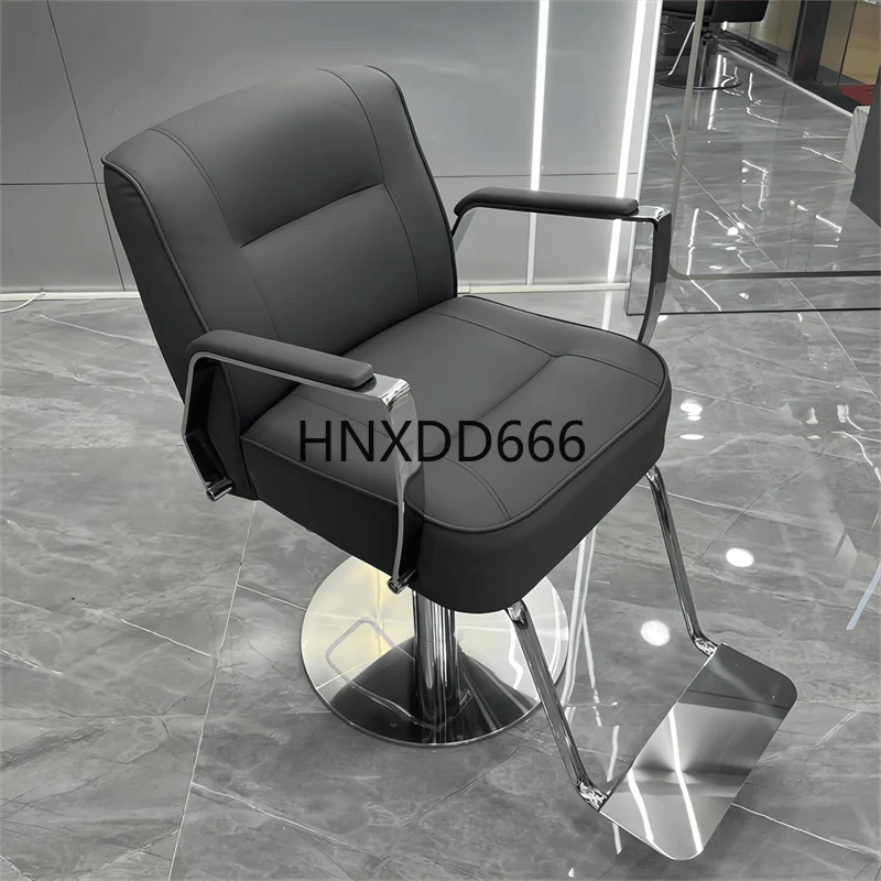 Modern stainless steel hair cutting chair lift perm and dyeing chair