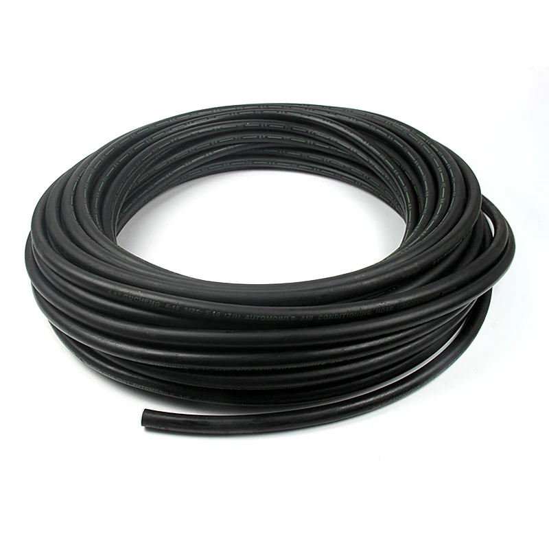 

#12 3/5'' R134a R12 A/C Gas Hose Thin-wall Nylon Reduce Barrier AC Refrigerant Hose Automotive AC Rubber Hoses Air Conditioner