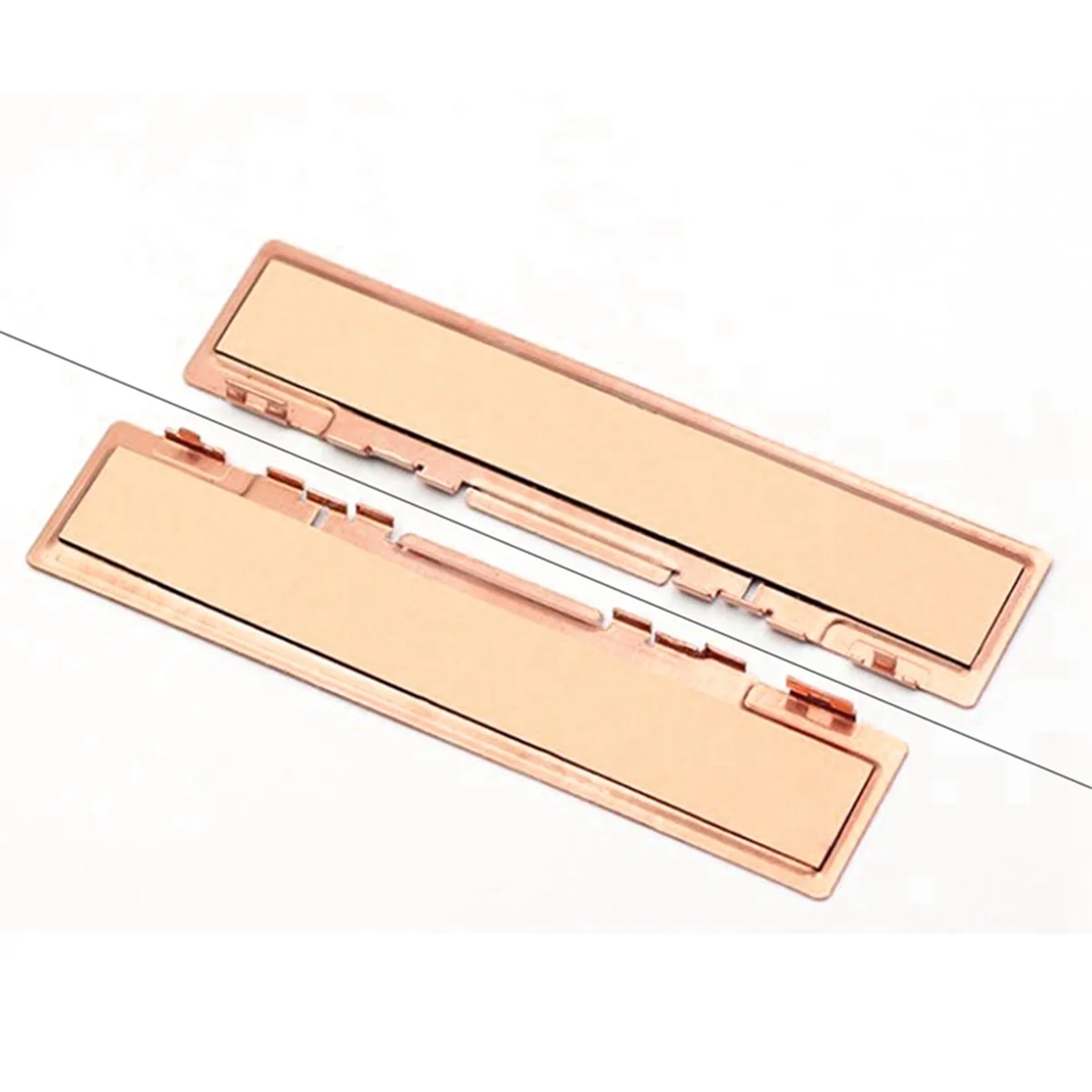 4 buah Radiator Heatsink RAM tembaga murni untuk Ram pendingin memori Radiator memori Desktop DDR2 DDR3 DDR4