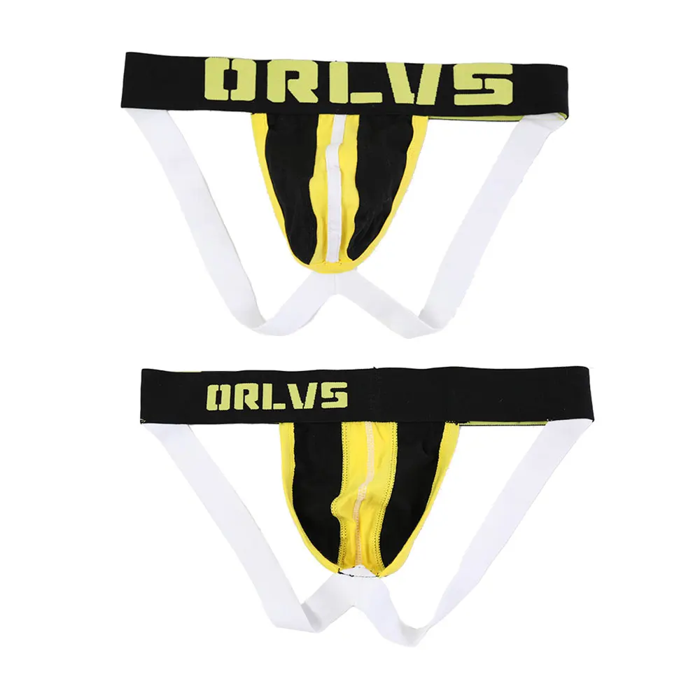 4 Color Sexy Men Bikini Underwear Mens Cotton Lingerie G String Jockstrap Underpants Gay Briefs Man