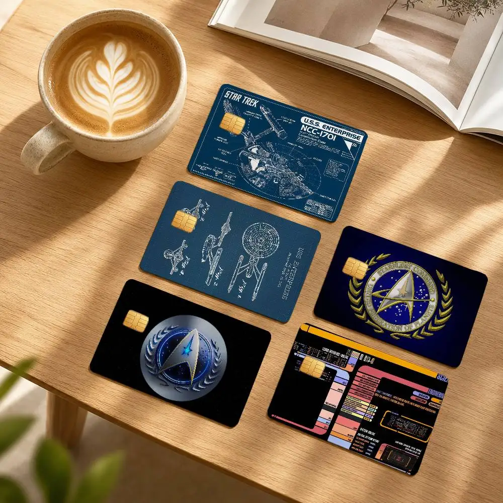 S-Star T-Trek Film 4 Pcs! Waterproof stickers card for credit cards, debit cards, and transit cards view 3