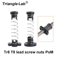 Trianglelab Tr8 T8 lead screw nuts POM anti-backlash nuts self-lubricating for ender 3 ENDER 5 prusa mk3S CR10 VORON 3D printer