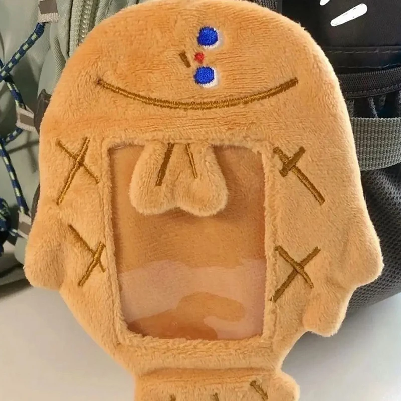 حامل صور فوتوغرافي ضفدع كرتوني قطيفة ، معرف لطيف وحامل بطاقة ائتمان ، فتاة Kpop Idol صورة بطاقة غطاء حقيبة قلادة