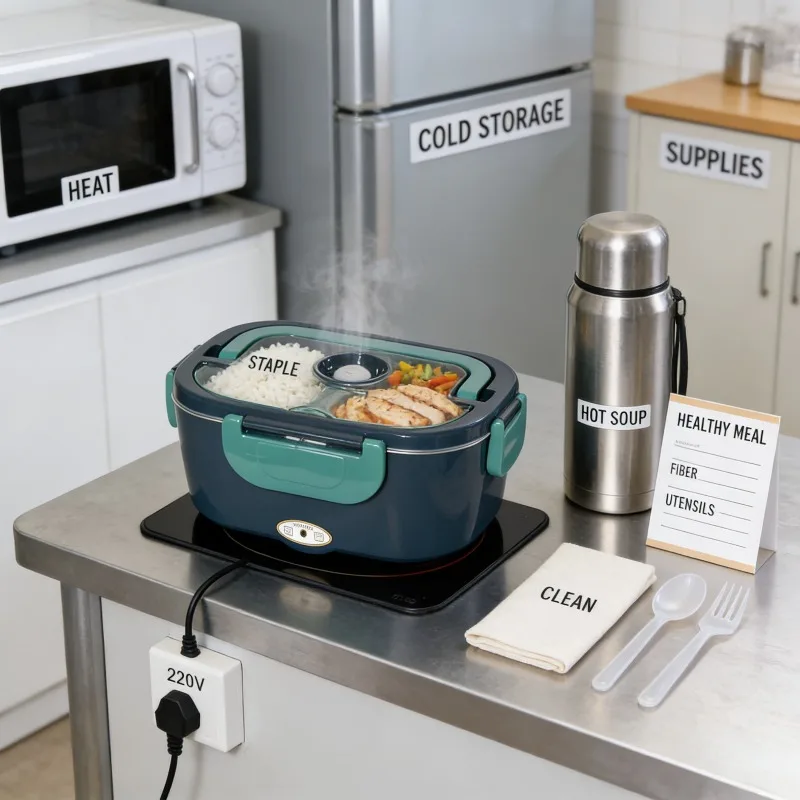 

Электрический ланч-бокс для дома и автомобиля, безводный нагревательный изолированный контейнер для еды для студентов, коробка для бенто, вода не требуется