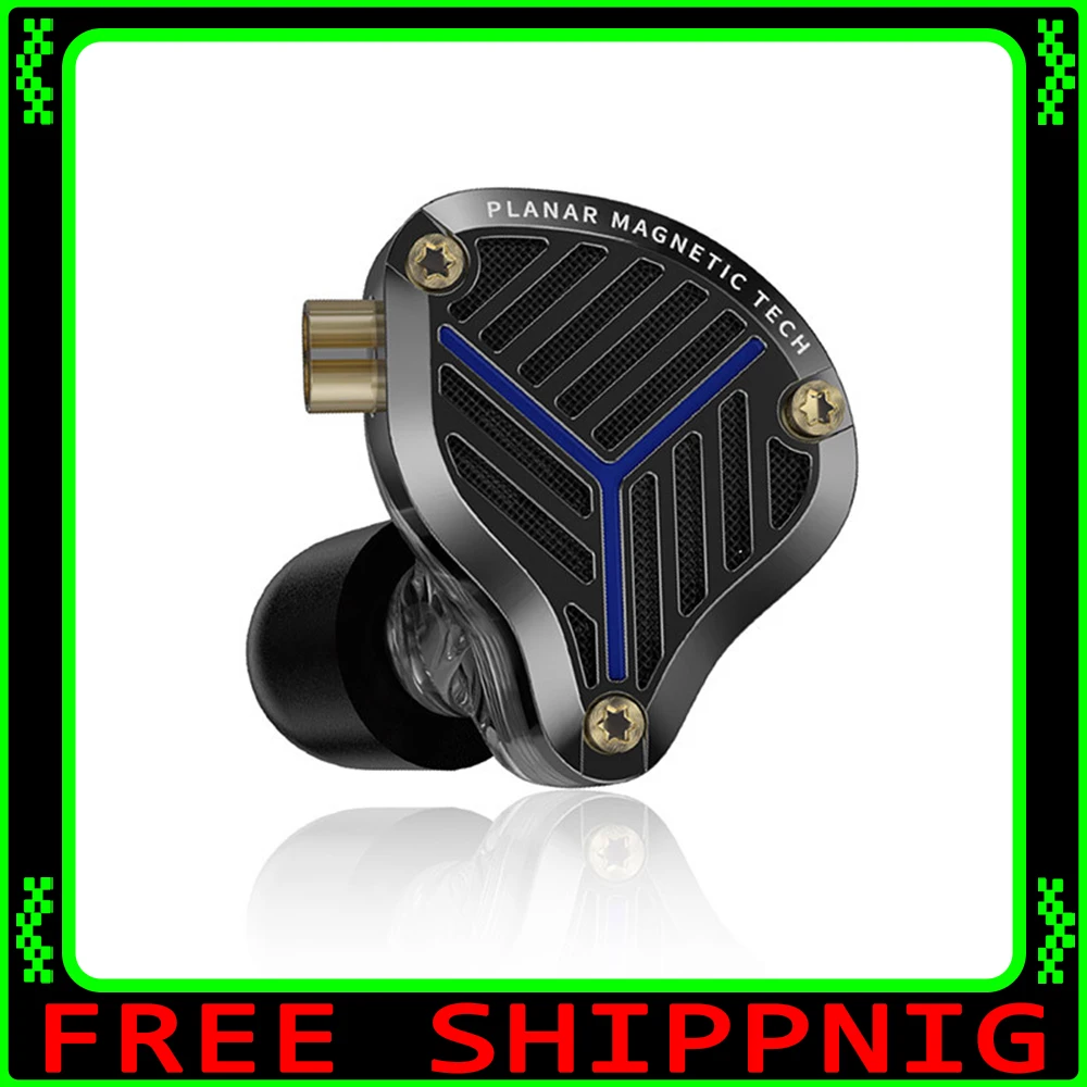 

KZ PRX 4th-Generation Planar Diaphragm Earphones HiFi Music Earbuds Sport Monitor Headset with High-Purity Silver-Plated Cable
