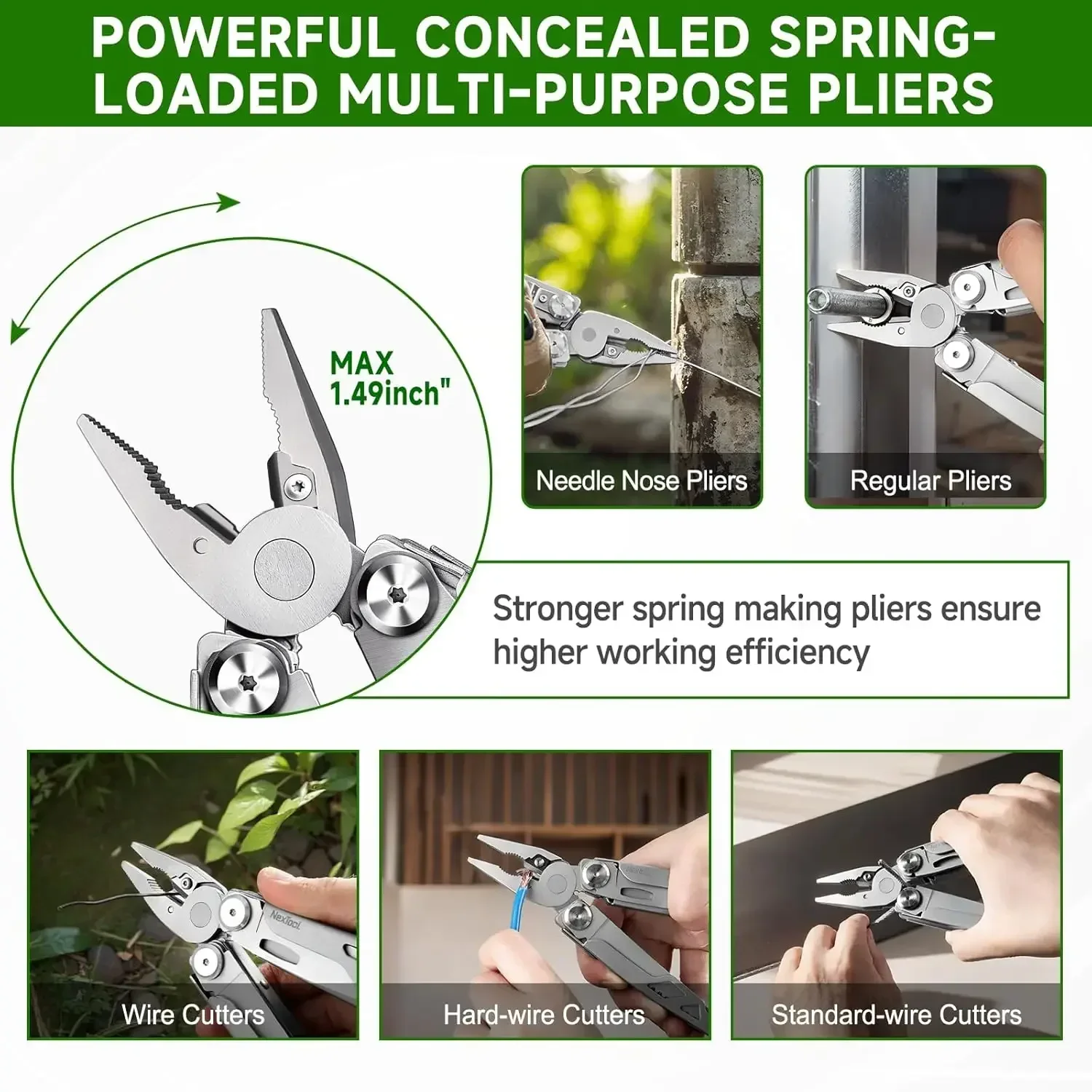 

NexTool Flagship Max 14 In 1 Multi Tool Pliers Folding Multitool Large Scissors with Screrwdriver Bits Outdoor Camping EDC Tools
