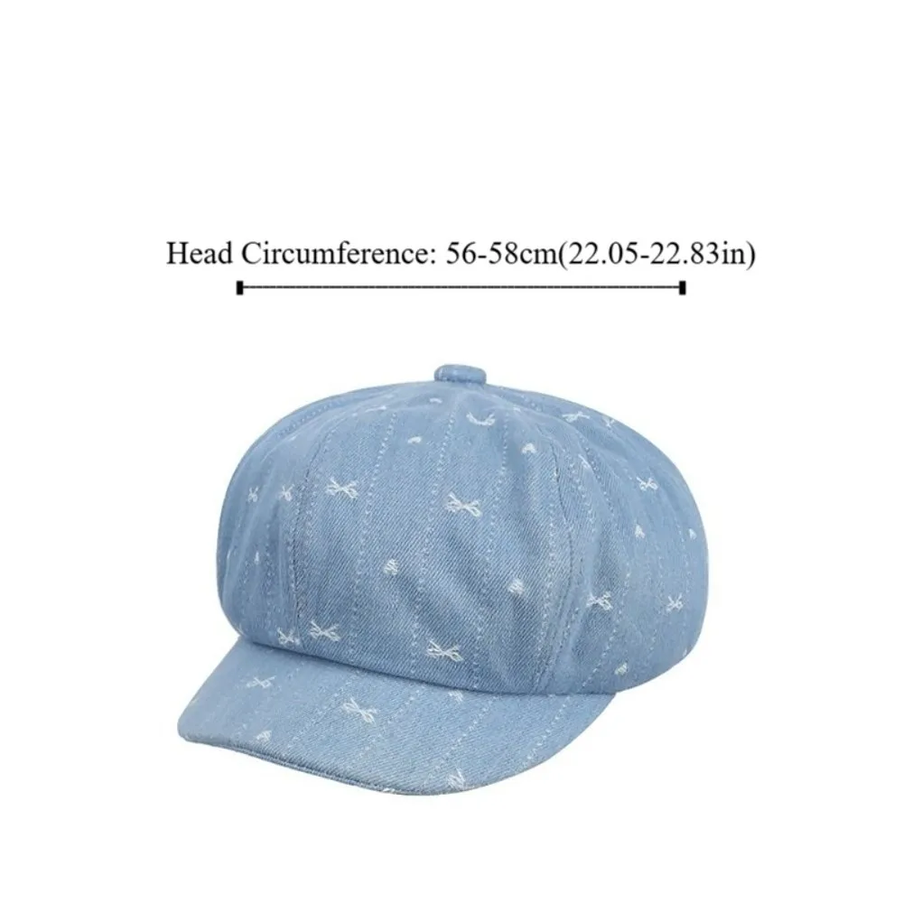 インス ヴィンテージ レトロ ボウ ベレー帽 クラウド 日本風 八角形キャップ アーティスト ペインター ニュースボーイキャップ 春秋