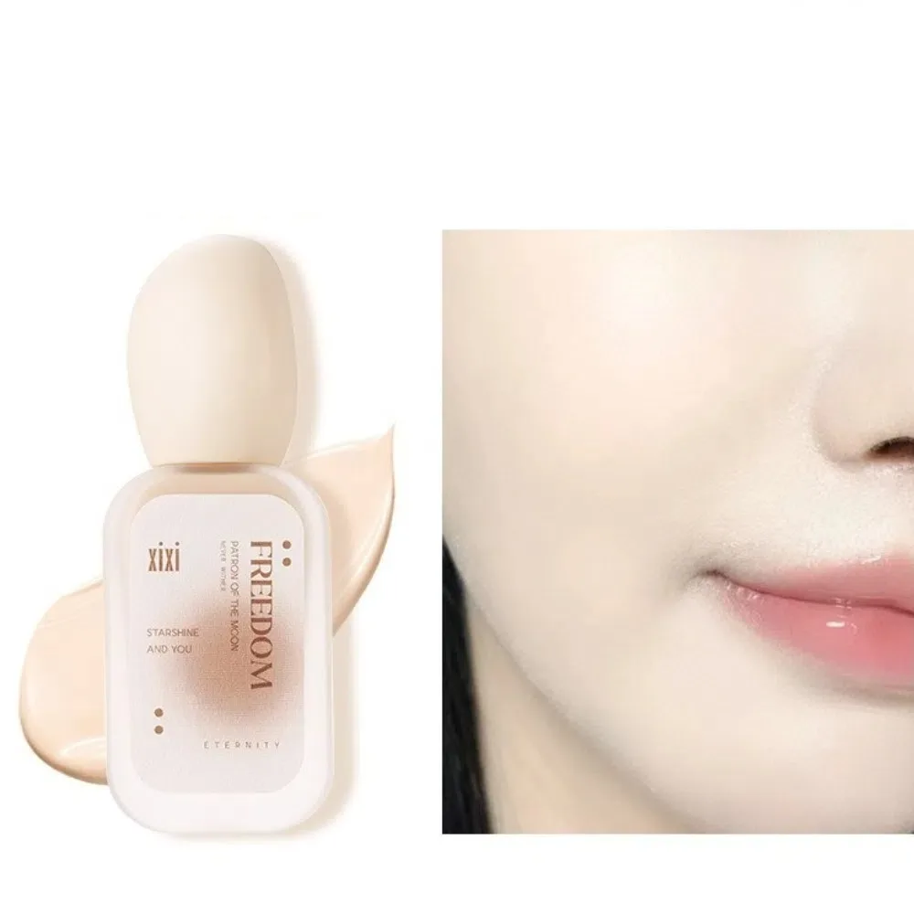 Long Lasting Liquid Foundation Non-Sticking Powder Sweatproof Moisturizing Concealer Lightweight Oil Control Face Contour Liquid