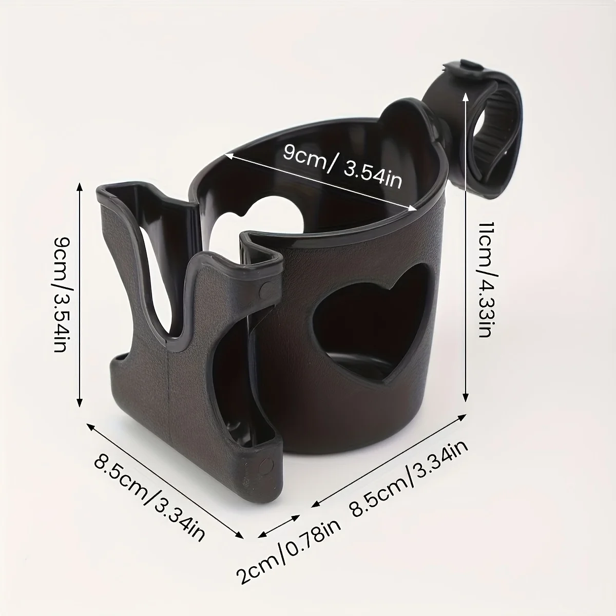 Baby Stroller Cup Holder, Baby Stroller Accessory, Bottle Storage Cup Holder, Phone Holder, Three-In-One Water Cup and Milk Tea Holder Accessories
