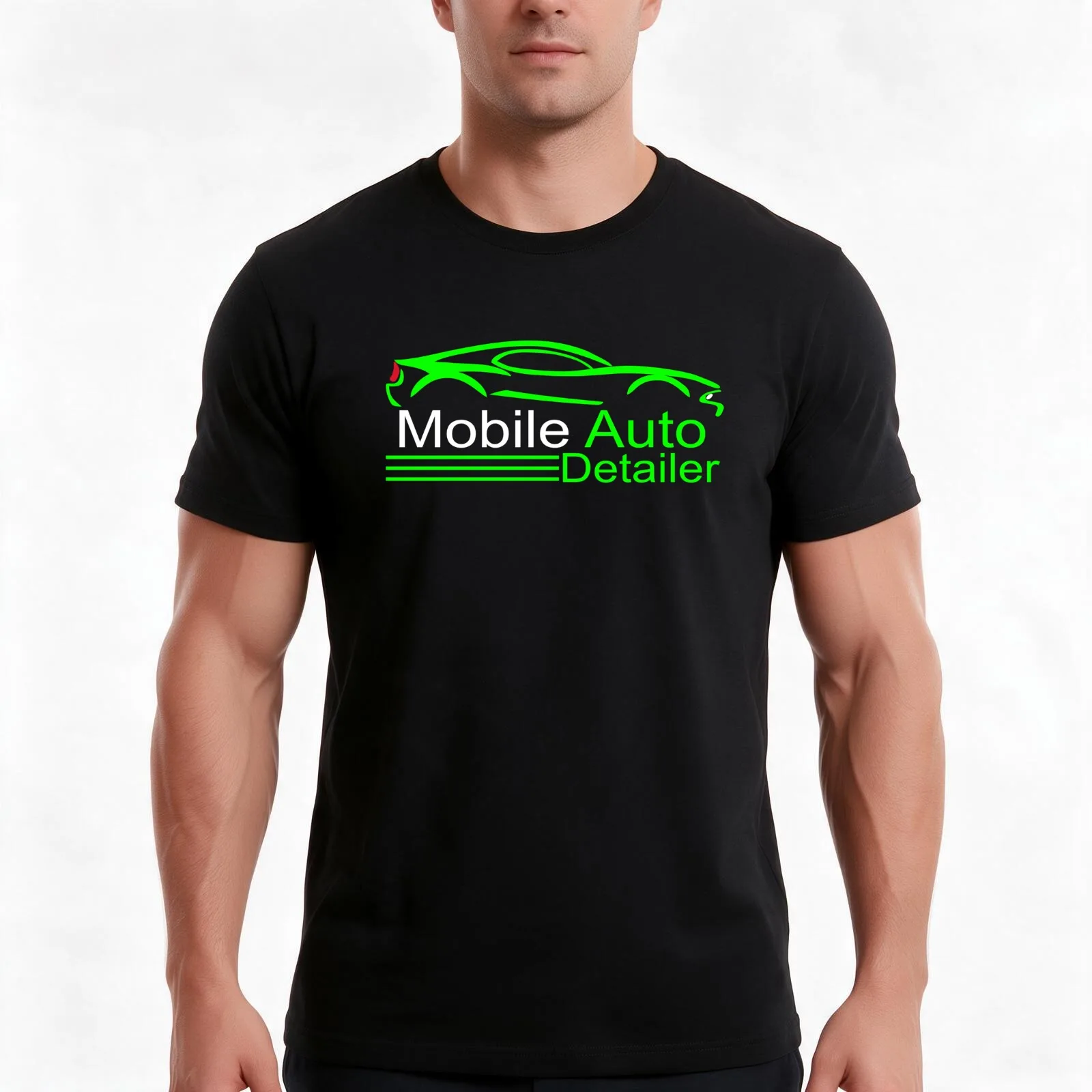 Auto Detailing - Car Detailer - Mobile Detailing Gift T-Shirt, Summer Casual Cotton Tee, Oversized Streetwear Tops, 100% Cotton
