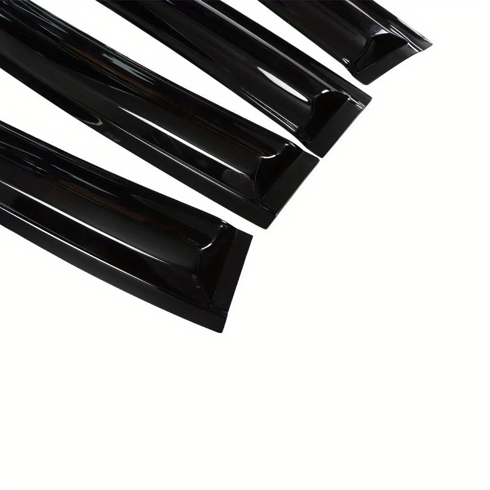 Window Visor Replacement for 2011-2020 Dodge Charger Slim Style Acrylic Black Sun Rain Guards Cover 2012 2013 2014 2015 2016