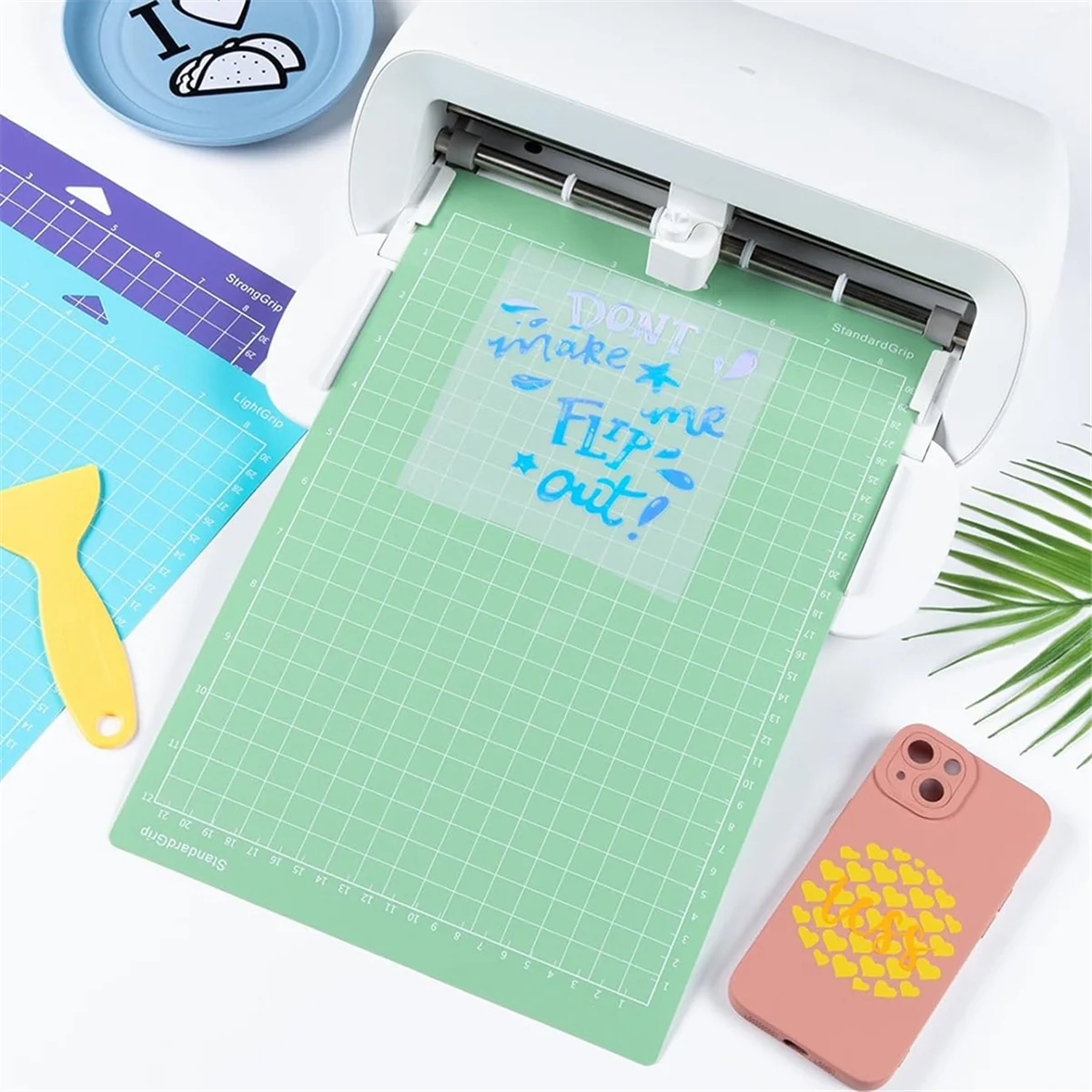 Tapetes de corte para Joy Xtra, 3 pacotes de tapetes de corte 8,5x12 polegadas adesivos reutilizáveis tapetes de corte plotter