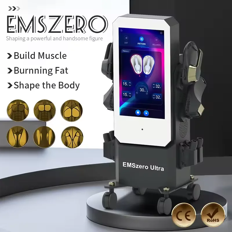 新しい Emslim ネオ RF 筋肉ビルディングマシン EMT/EMS + RF Emszero 筋肉刺激ボディシェイプ減量骨盤プレート