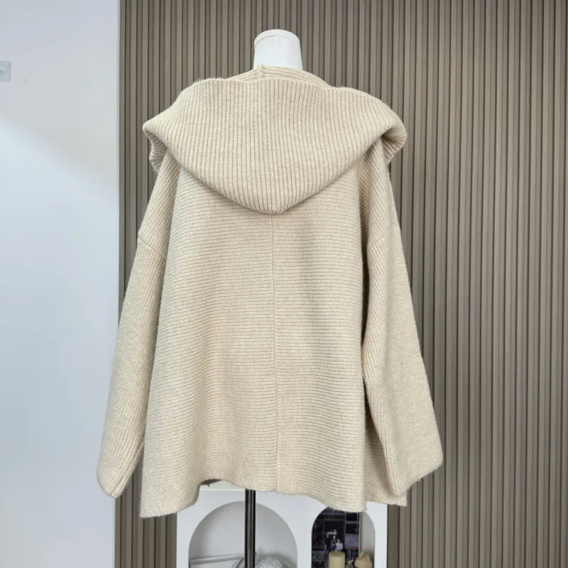 [ZOCI] Charmante High Weight Security Full Autumn Hooded Cardigan Sweater Strickjacke Damen