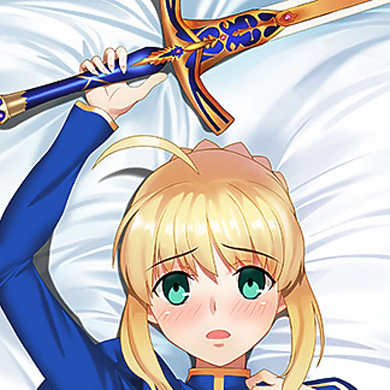 

Dakimakura Anime Pillow Case Artoria Pendragon Double-sided Print Of Life-size Body Pillowcase Gifts