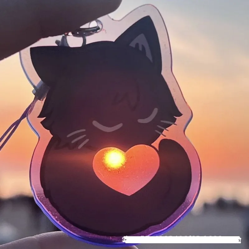 2025 andarilho baladeer kabukimono scaramouche eterno senhor de arcano sabedoria gato brinquedo acrílico jogo dos desenhos animados chaveiros pingente