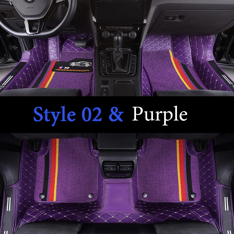 Luxury Car Floor Mats For BMW M M6 1 2 3 4 5 7 Series GT 320i 330i 528i 535i XDrive 520i X1 X3 X4 X5 X6 Interior Accessories