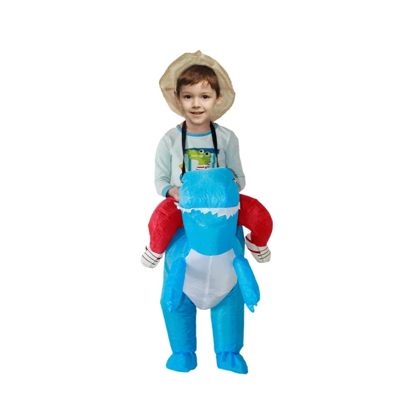 Bambini festa di Halloween Cosplay animale bambini vestito vestito animale dinosauro gonfiabile vestito ragazzi ragazze vestito 80-140cm