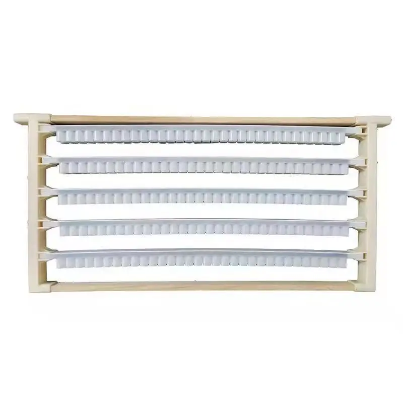 

Double rows of royal jelly frames royal jelly bars Plastic bees specializing in high-quality pulp extraction wooden frames