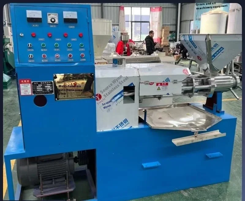 Hydraulic Oil Press Machine Sesame Cocoa Butter Coconut Avocado Oil Extraction  Oil Pressing Machine Factory Screw  Industrial C