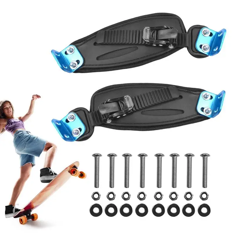 

Skateboard Foot Holder Adjustable Nylon Feet Holding Fixing Band Skateboard Strap Skateboard Standing Strap Longboard Foot