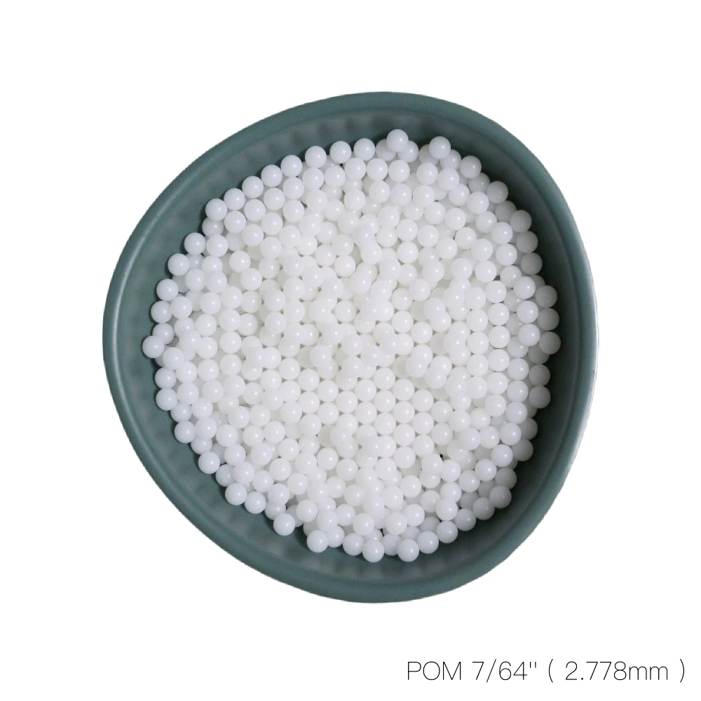 

7/64'' (2.778mm) Delrin Polyoxymethylene (POM) / Celcon Solid Plastic Balls for Ball Valves and Bearings