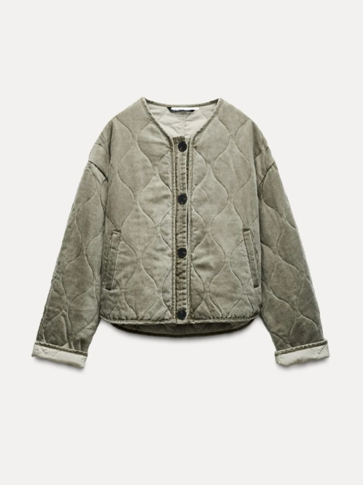 

Autumn Winter New Arrival Comfortable Long Sve Cotton Jaet Milk een Casual Sle Women's Coat Warm Sli ort Length