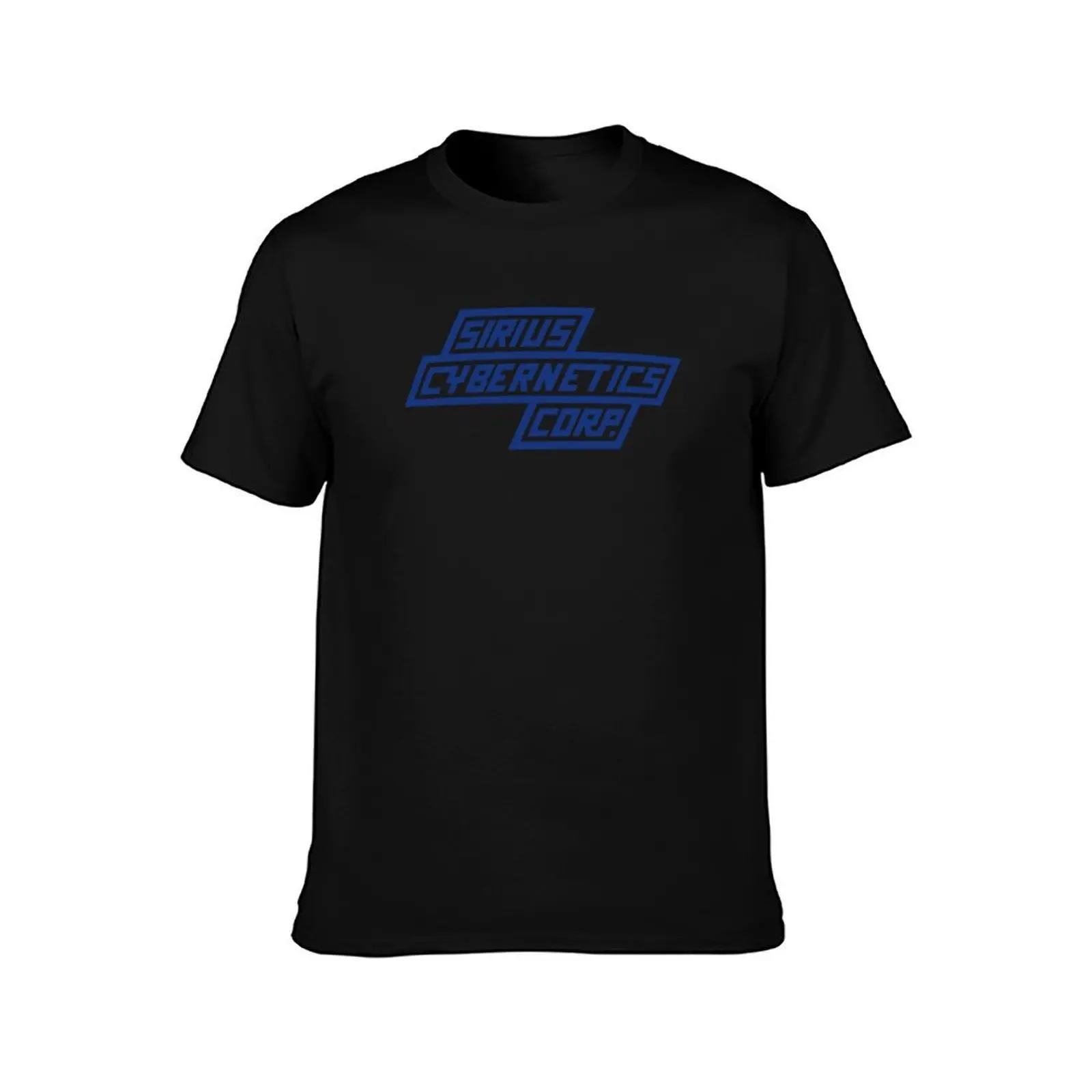 Sirius Cybernetics Corp T-Shirt, Summer Casual Cotton Tee, Oversized Streetwear Tops, Vintage Graphic Print, Unisex Men Women