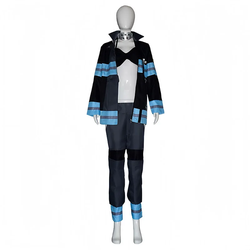 Fire Force Kotatsu Tamaki Косплей Костюм 1st Special Fire Brigade Женская униформа для ролевых игр Tamaki Kotatsu Полный комплект парика