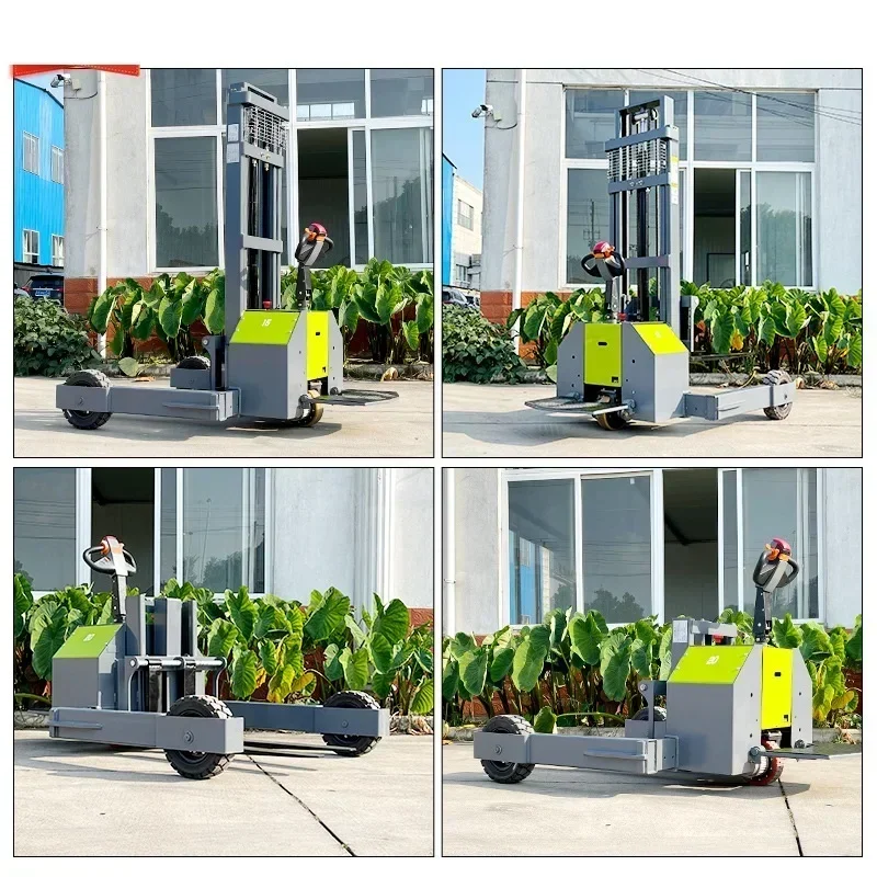 '2T 2M الوقوف نمط جميع التضاريس محرك الرافعة الشوكية الكهربائية ثلاث عجلات المحمولة الكهربائية الصغيرة #4