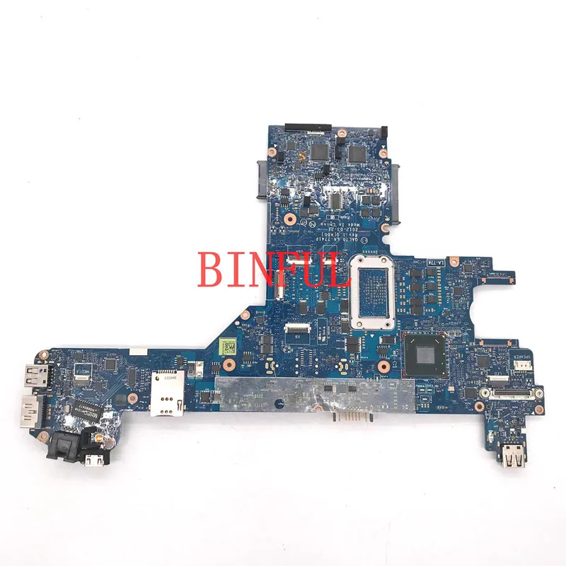 CN-0JMVDX 0JMVDX JMVDX Mainboard For DELL E6330 Laptop Motherboard With SR0XD I3-3130M CPU LA-7741P 100%Full Tested Wotking Well