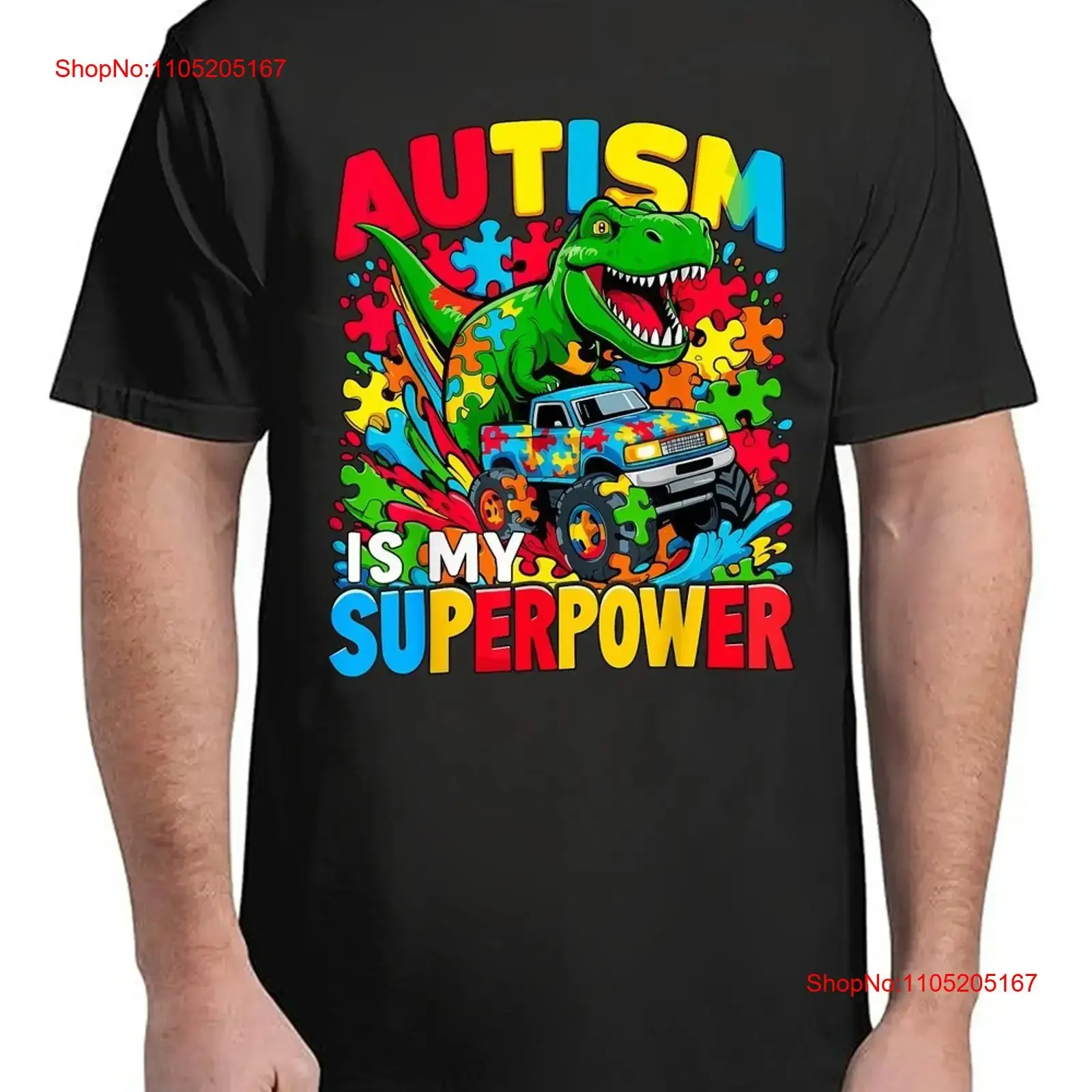 My Superpower Dino Monster Truck T Shirt Funny S 4XL vintage Washed graphic Comfortable Casual fashion Versatile