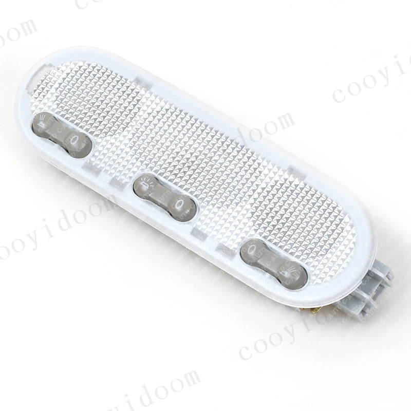 Car 3-Botton / 1-Botton Car Interior Dome Reading Light Ceiling Lamp For Nissan Qashqai Sunny Micra / march Renault Dacia