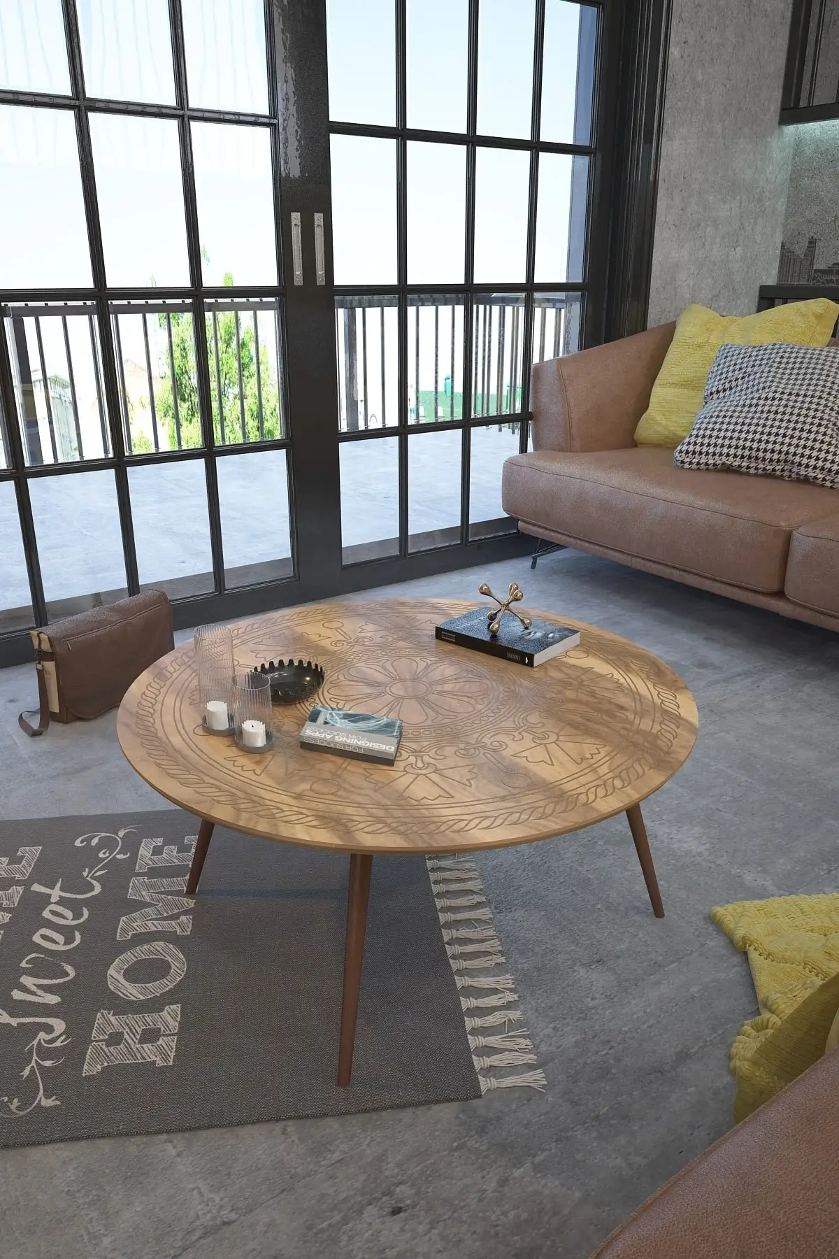 Medium coffee table журнальный столик table Living room coffee table Side coffee tables