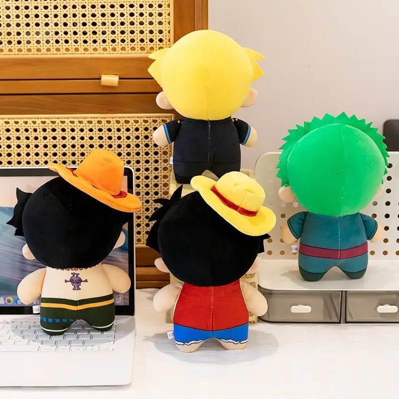 20Cm One Piece Monkey D. Luffy Anime Plush Filling Doll Pillows home sofas decorative toys Two-dimensional enthusiast boy gift view 6