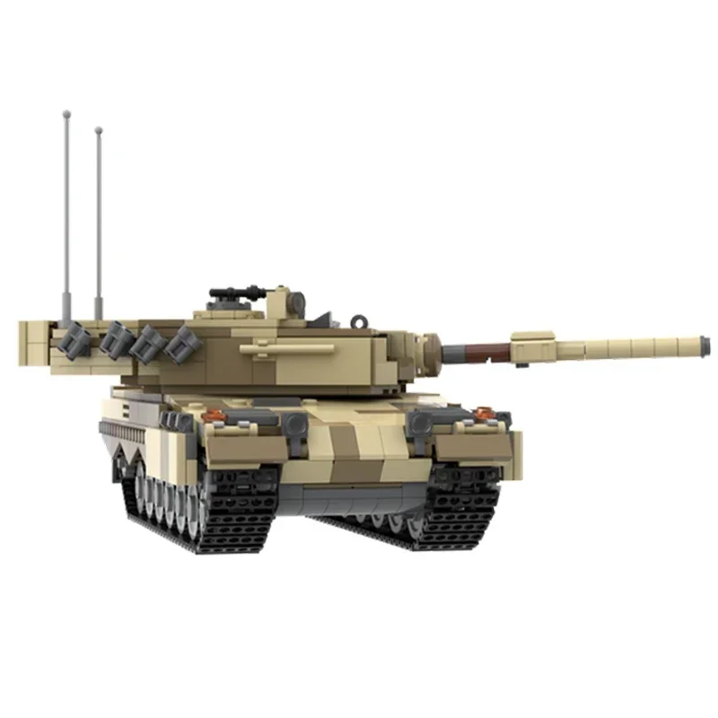 German Main Battle Tank Technology Modular Blocks Military Model Moc Building Bricks Gifts Toys For Children DIY Sets Assembly